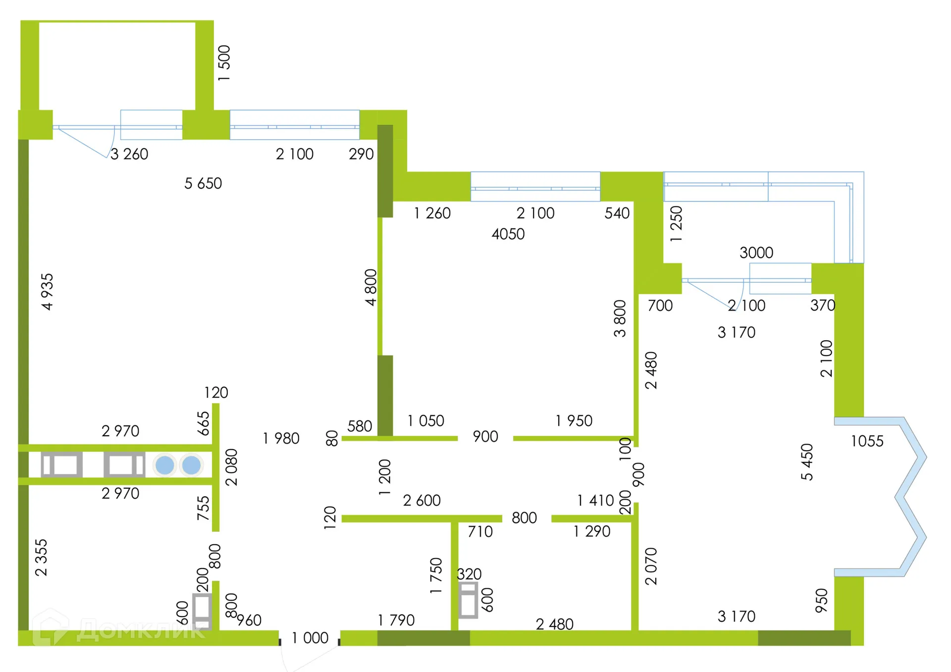 Фото квартиры в ЖК Камертон