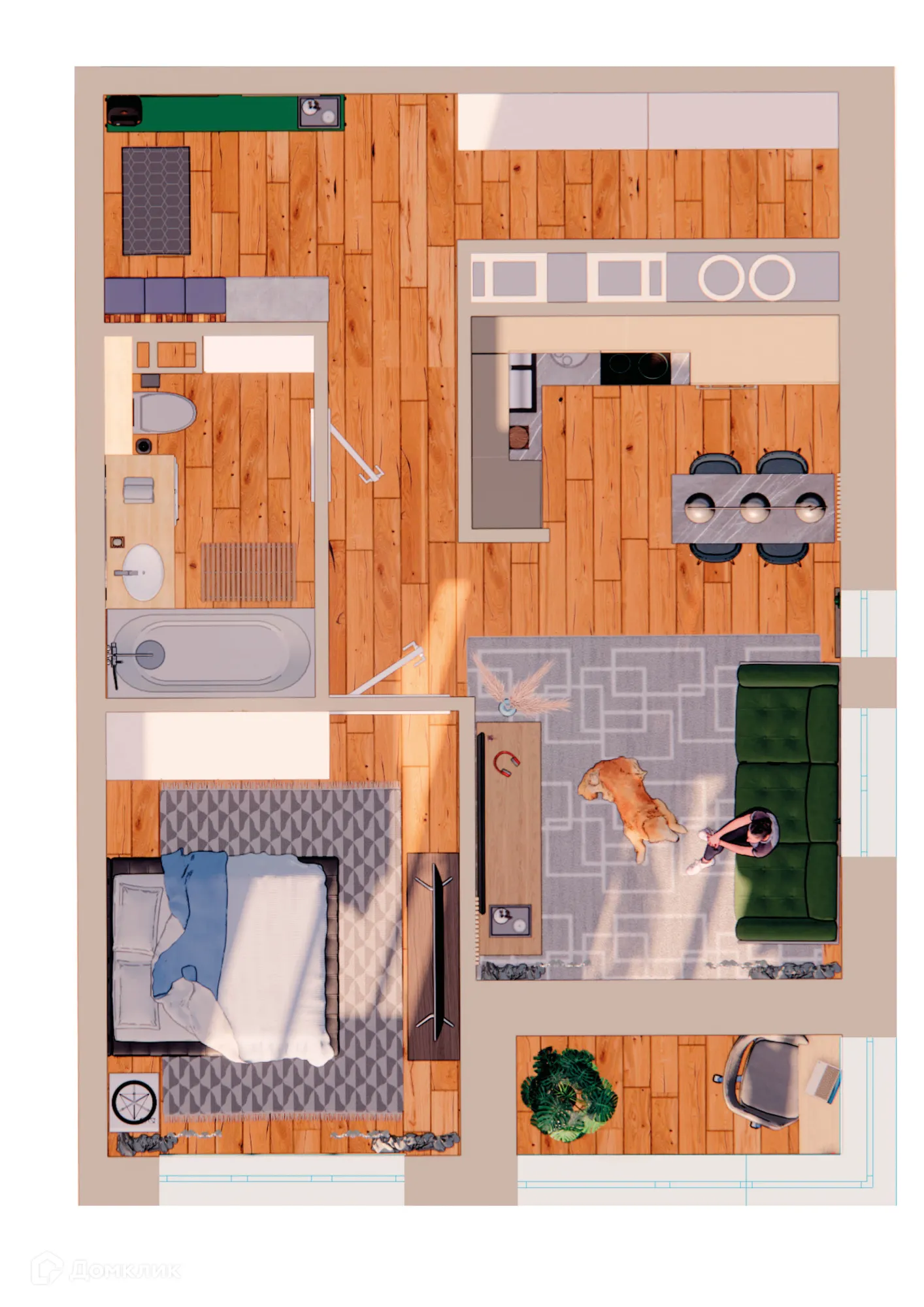 Фото квартиры в ЖК Камертон