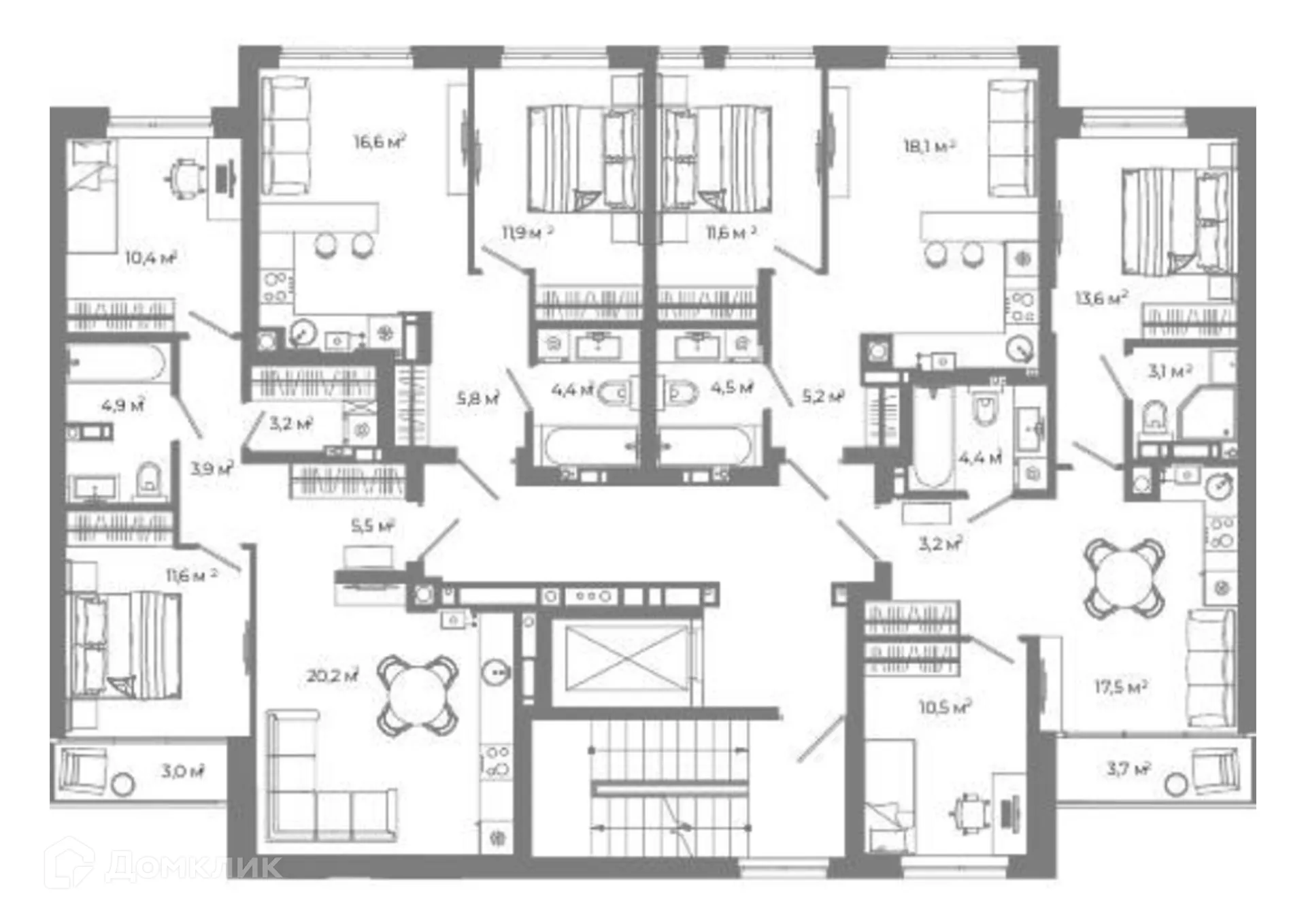 Фото квартиры в ЖК Жилой район Зеленые кварталы