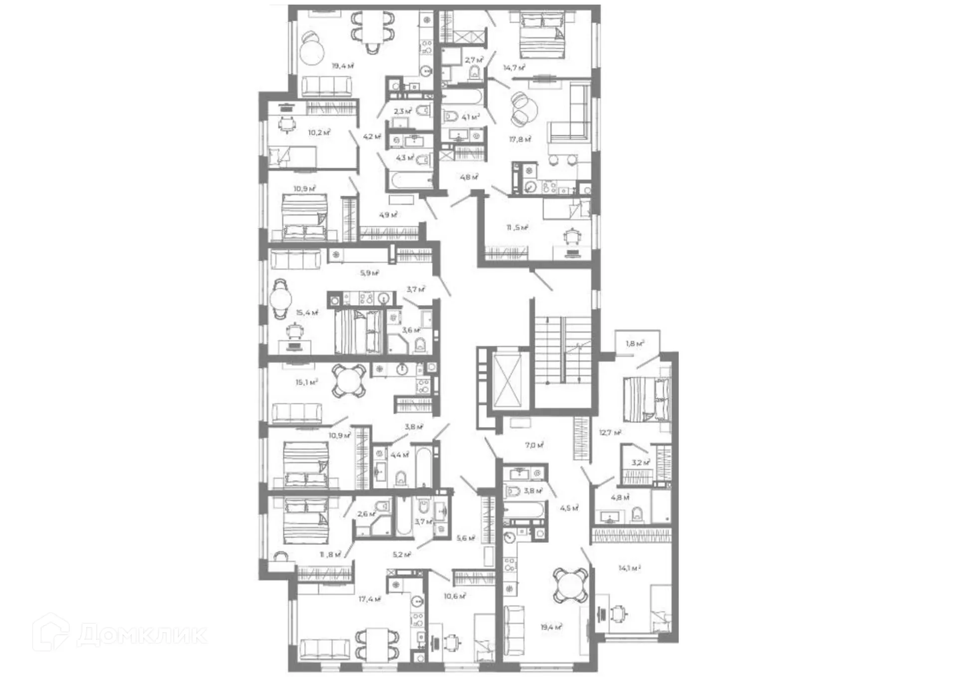 Фото квартиры в ЖК Жилой район Зеленые кварталы