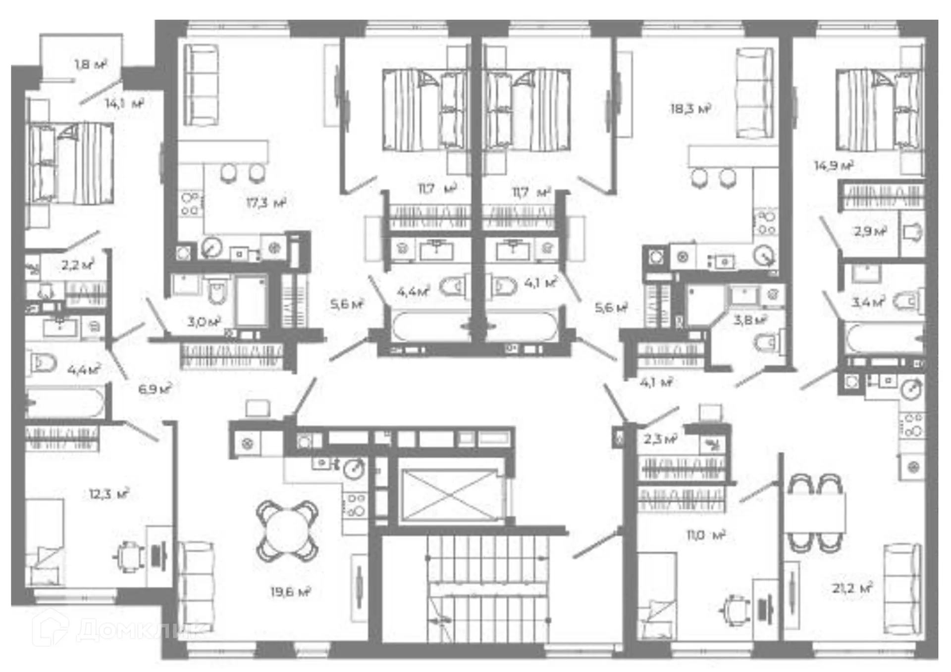 Фото квартиры в ЖК Жилой район Зеленые кварталы