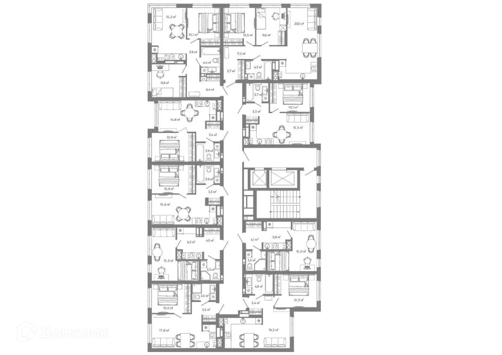 Фото квартиры в ЖК Жилой район Зеленые кварталы