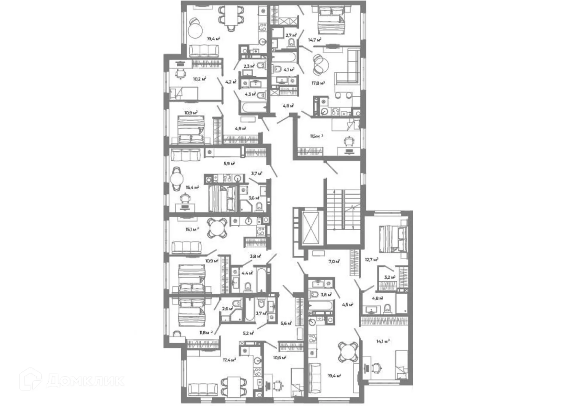 Фото квартиры в ЖК Жилой район Зеленые кварталы