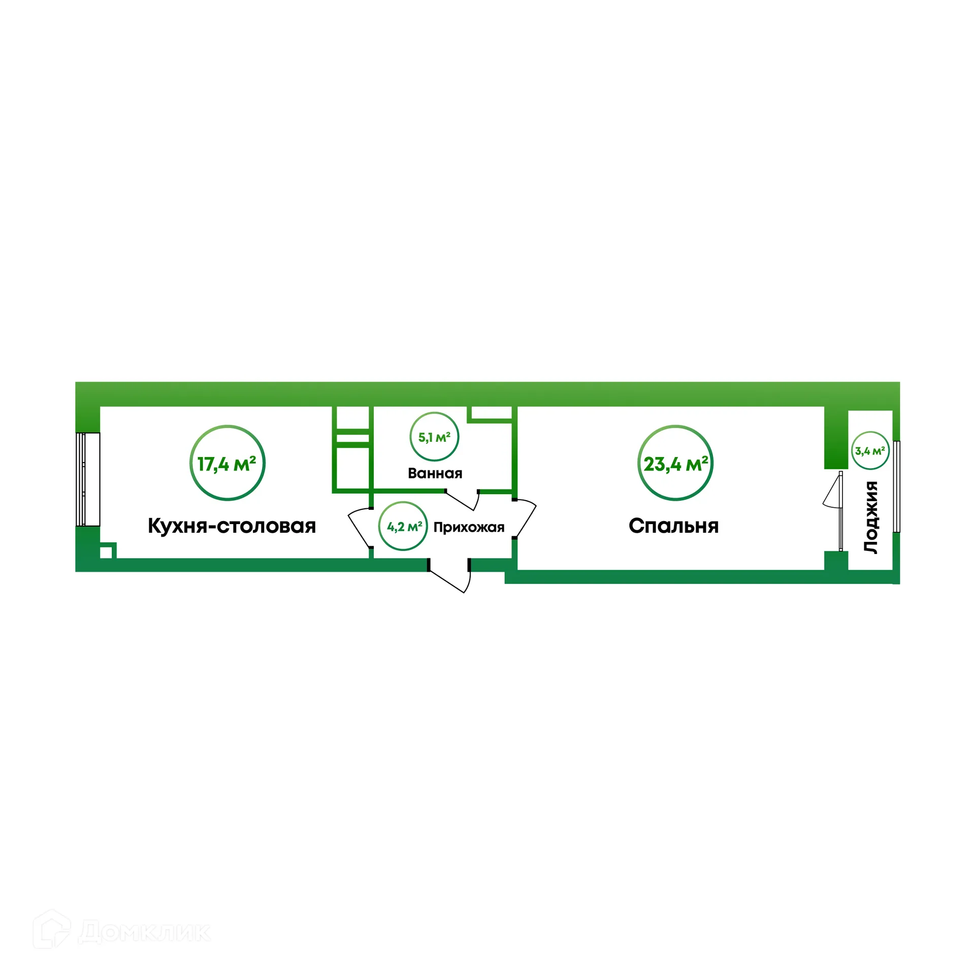 Фото квартиры в ЖК Калина Парк
