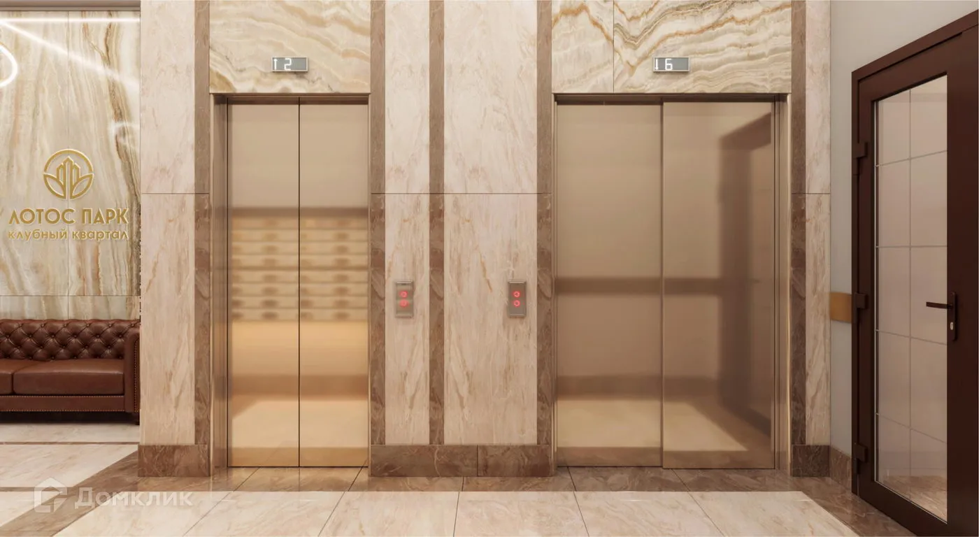 Планировка 1-комнатной квартиры 41.5 м² в ЖК Клубный квартал "Лотос Парк", г. Астрахань — фото 11