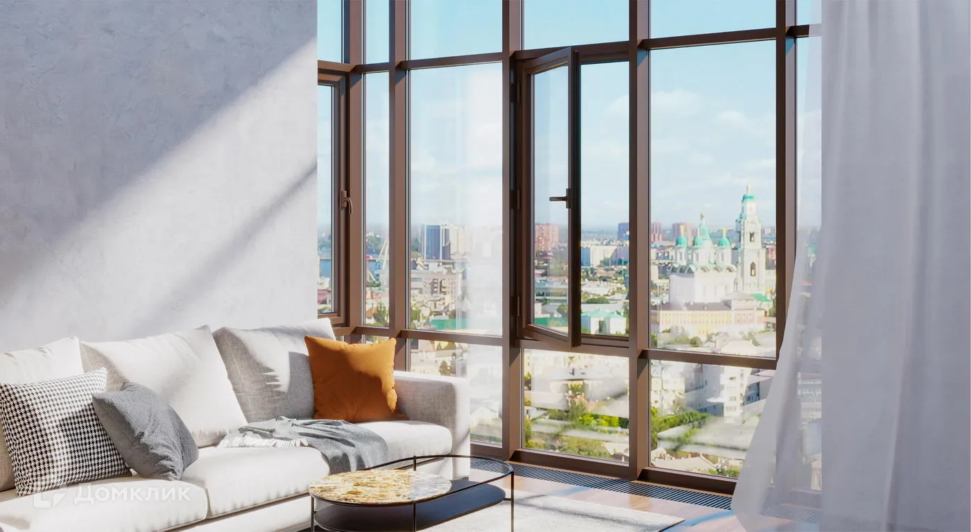 Планировка 1-комнатной квартиры 41.5 м² в ЖК Клубный квартал "Лотос Парк", г. Астрахань — фото 13