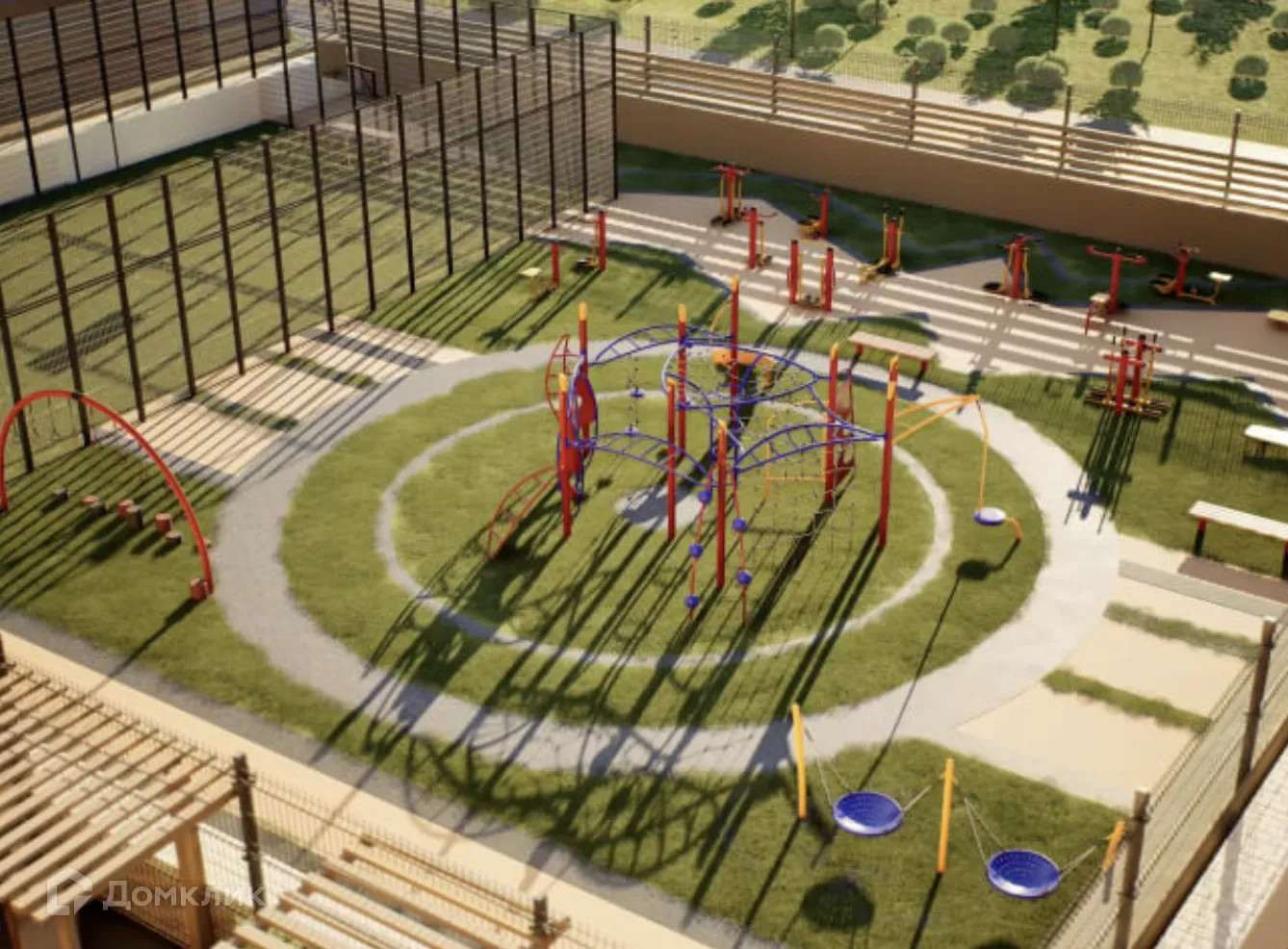 Планировка 1-комнатной квартиры 41.5 м² в ЖК Клубный квартал "Лотос Парк", г. Астрахань — фото 19