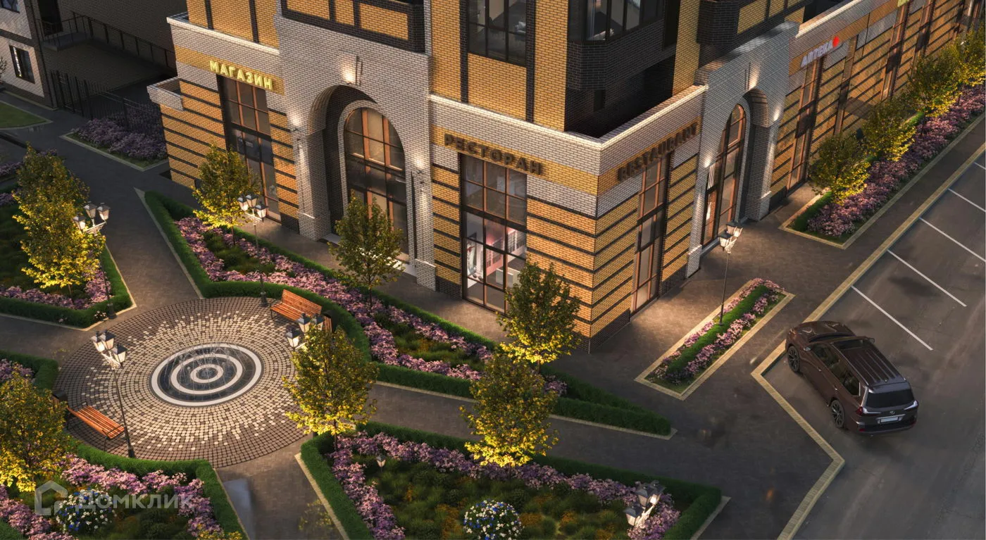 Планировка 1-комнатной квартиры 41.58 м² в ЖК Клубный квартал "Лотос Парк", г. Астрахань — фото 5