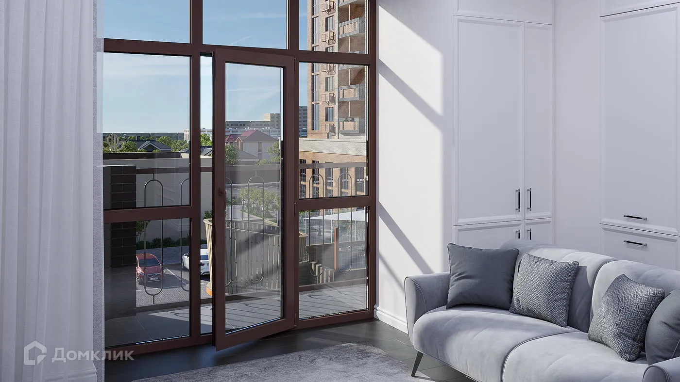 Планировка 1-комнатной квартиры 41.58 м² в ЖК Клубный квартал "Лотос Парк", г. Астрахань — фото 14