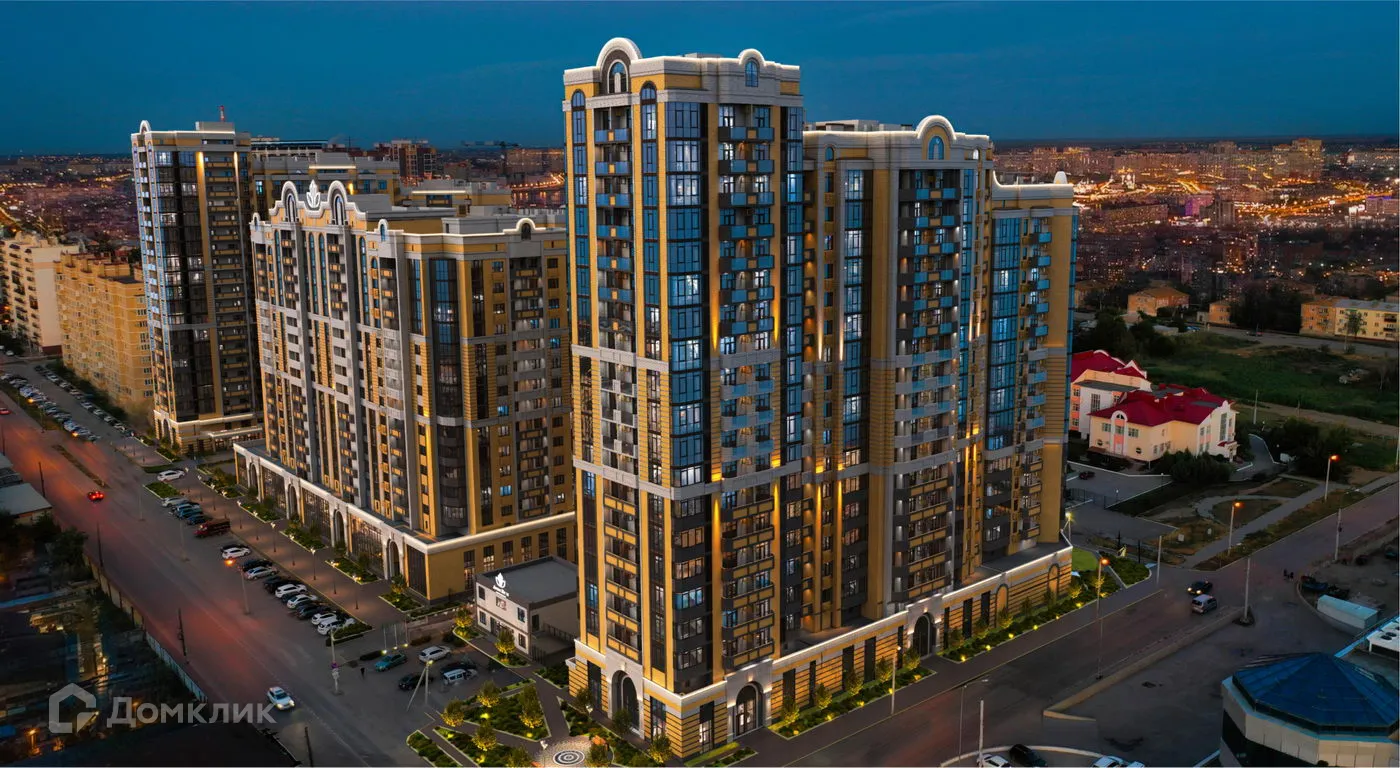 Планировка 1-комнатной квартиры 46.47 м² в ЖК Клубный квартал "Лотос Парк", г. Астрахань — фото 2