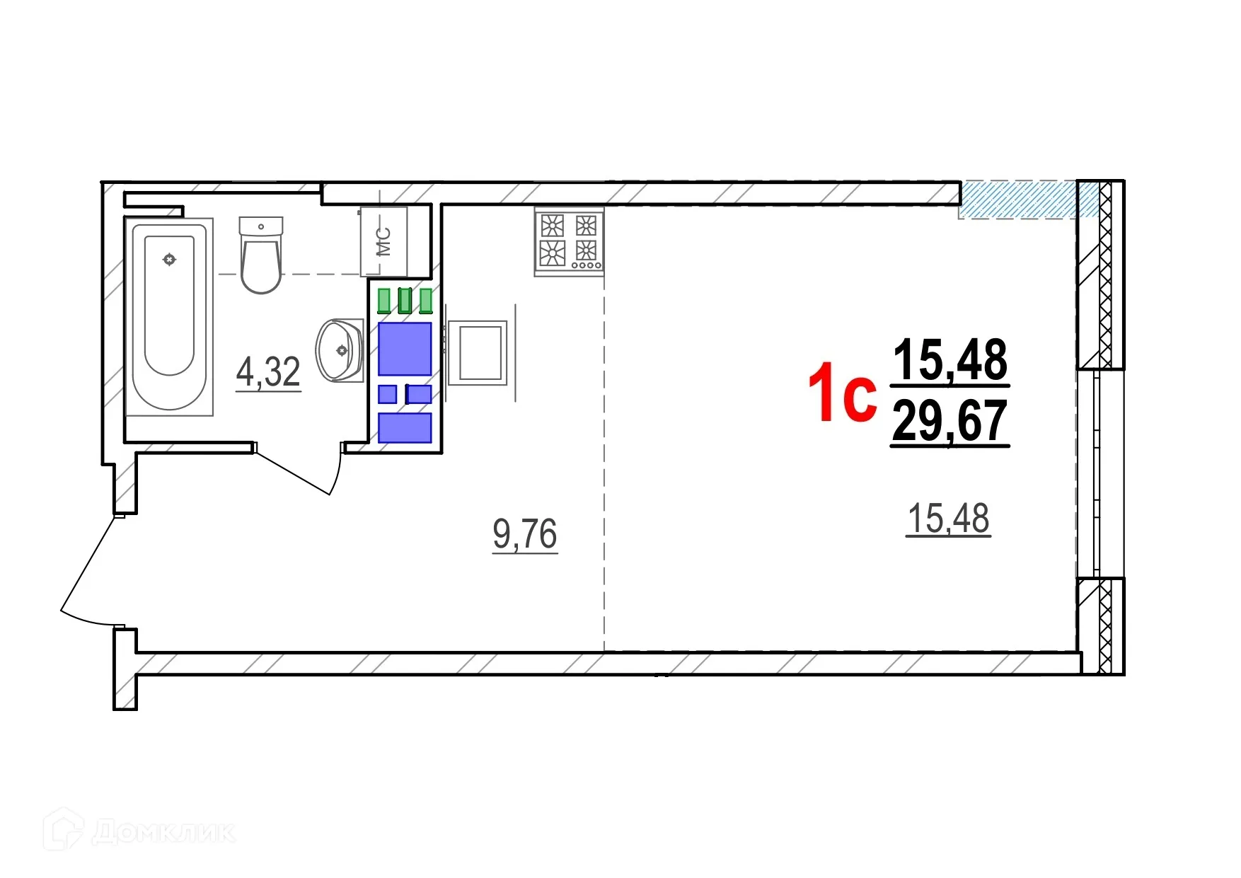 Фото квартиры в ЖК МКР Парковый