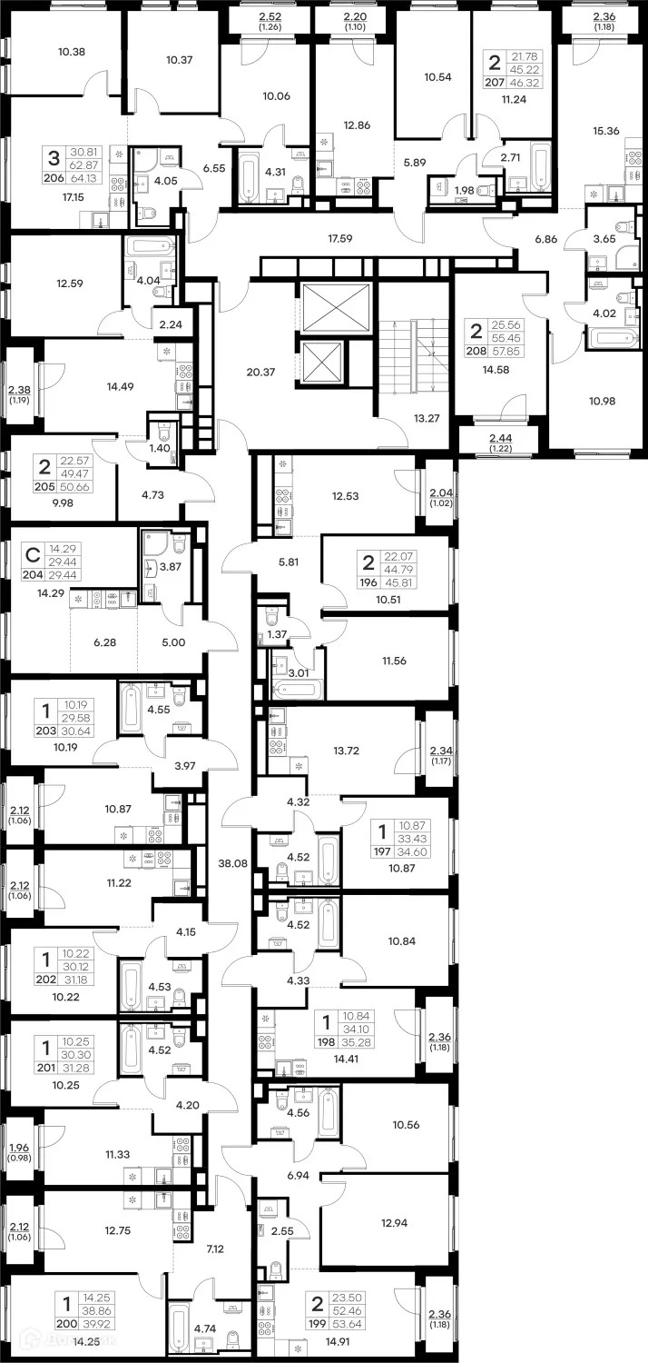 Фото квартиры в ЖК GloraX (Глоракс) Октябрьский