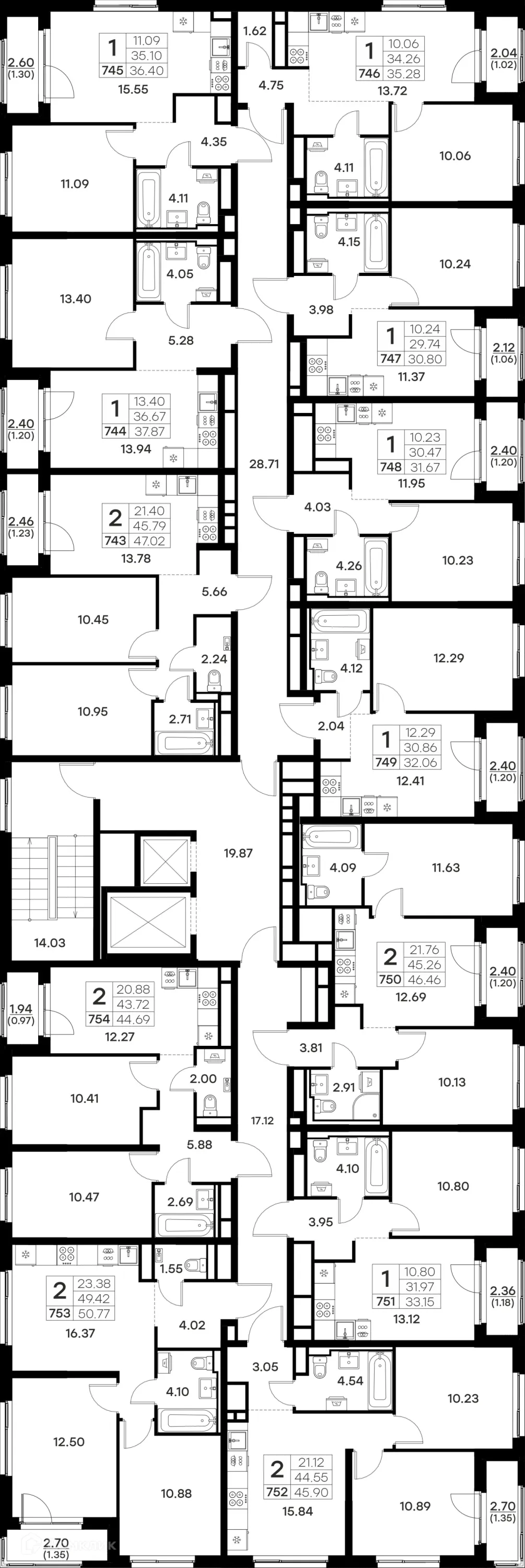 Фото квартиры в ЖК GloraX (Глоракс) Октябрьский