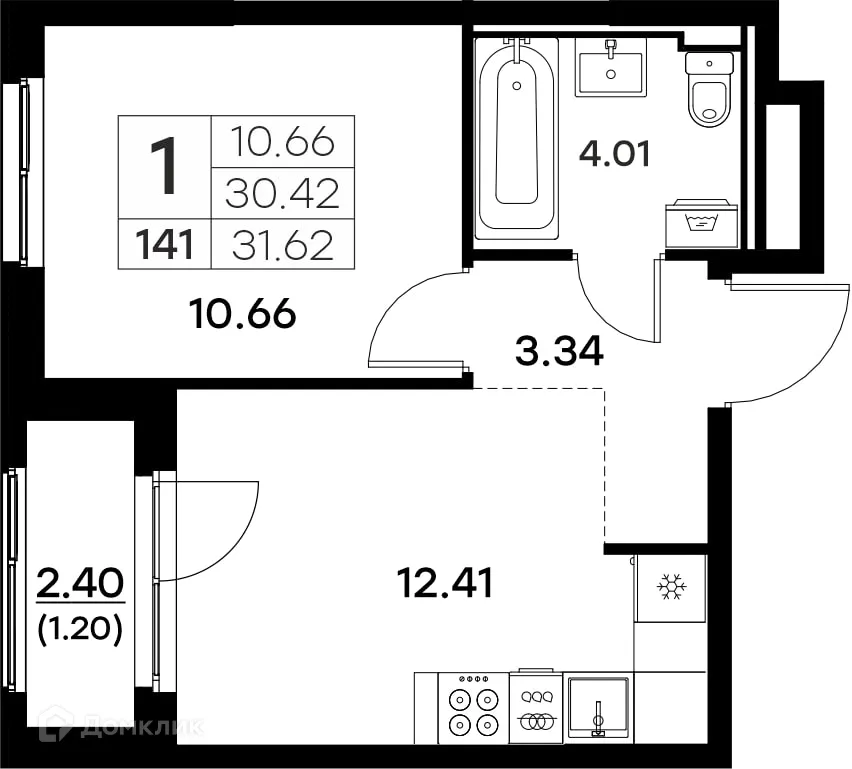 Фото квартиры в ЖК GloraX (Глоракс) Октябрьский