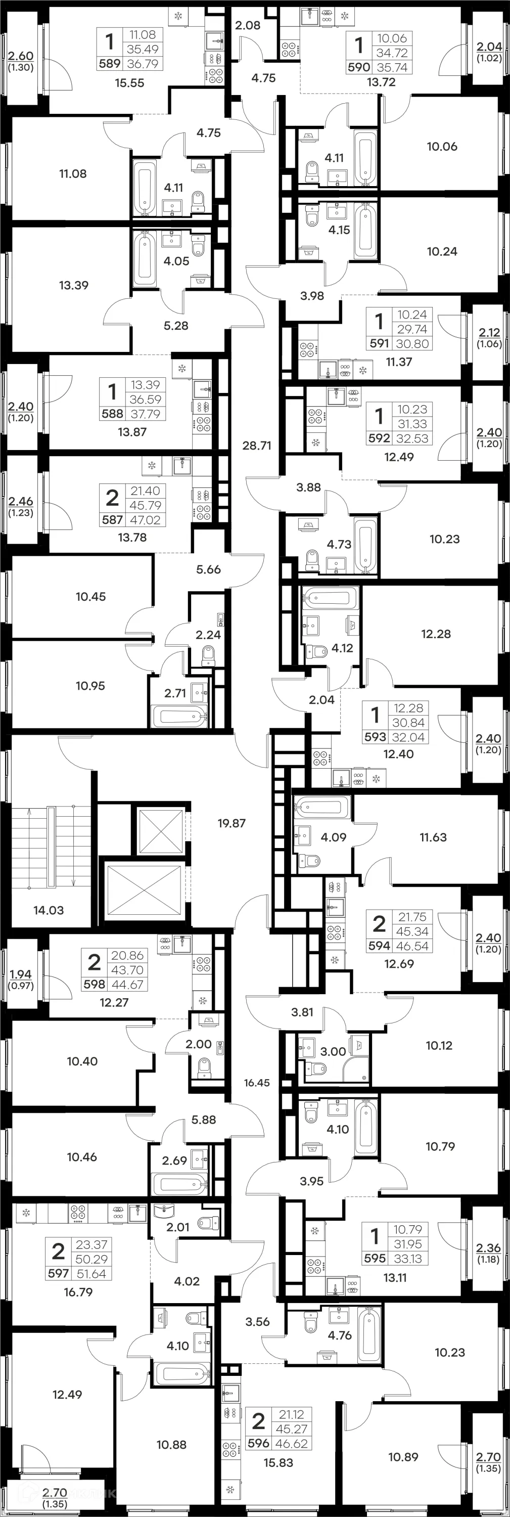 Фото квартиры в ЖК GloraX (Глоракс) Октябрьский