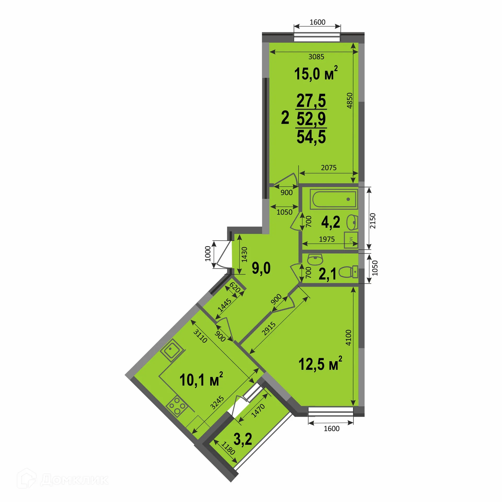 Фото квартиры в ЖК Смоленская 3а