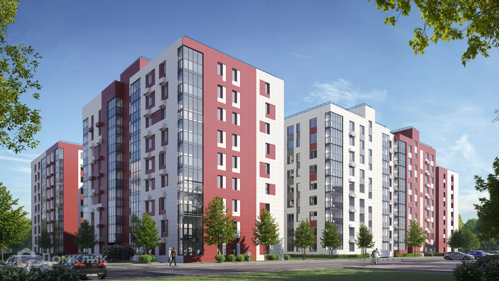 Планировка 3-комнатной квартиры 61.02 м² в ЖК Микрорайон Романовский, г. Чита — фото 2