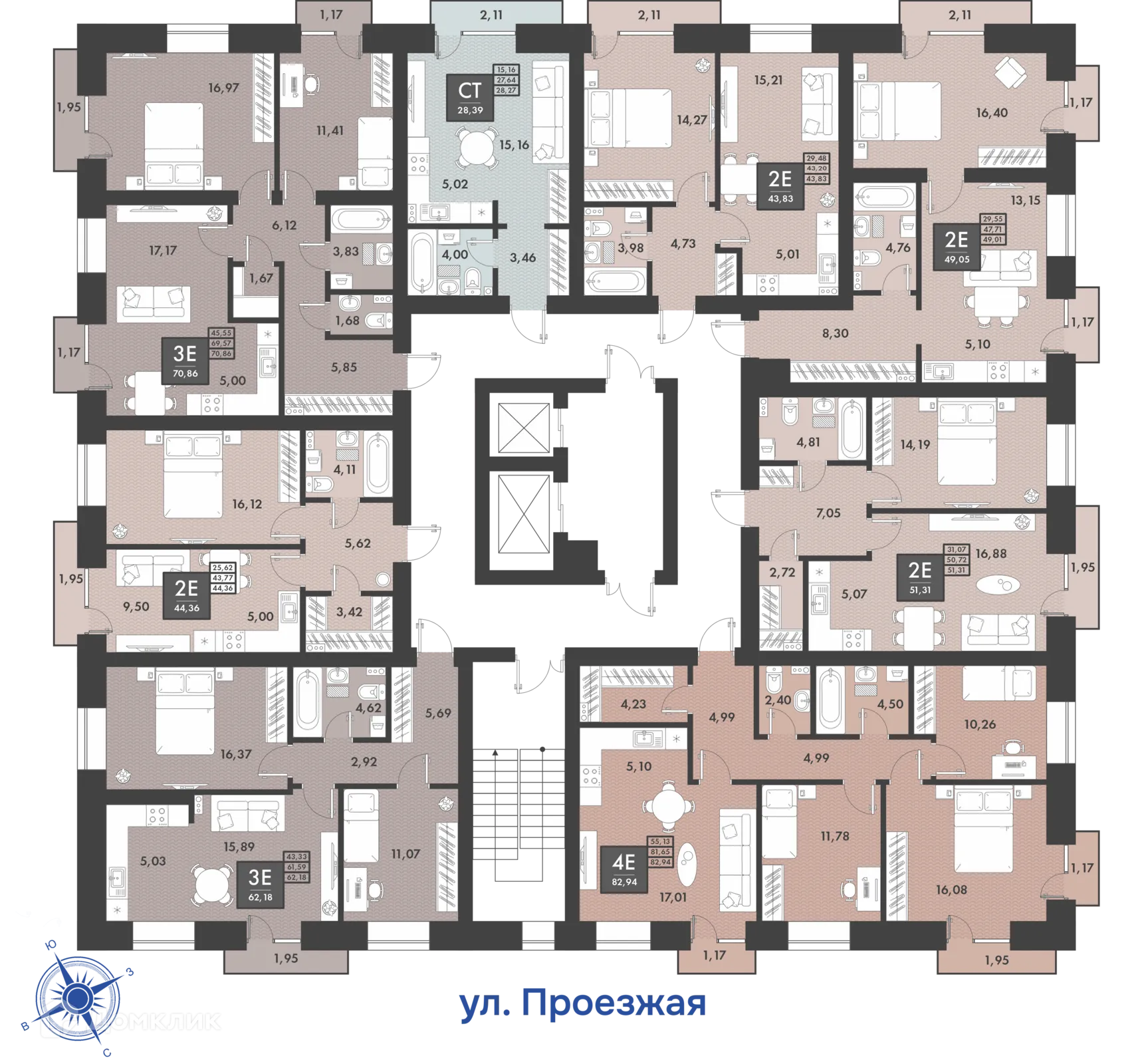 Фото квартиры в ЖК PRO ЖК НА PROЕЗЖЕЙ