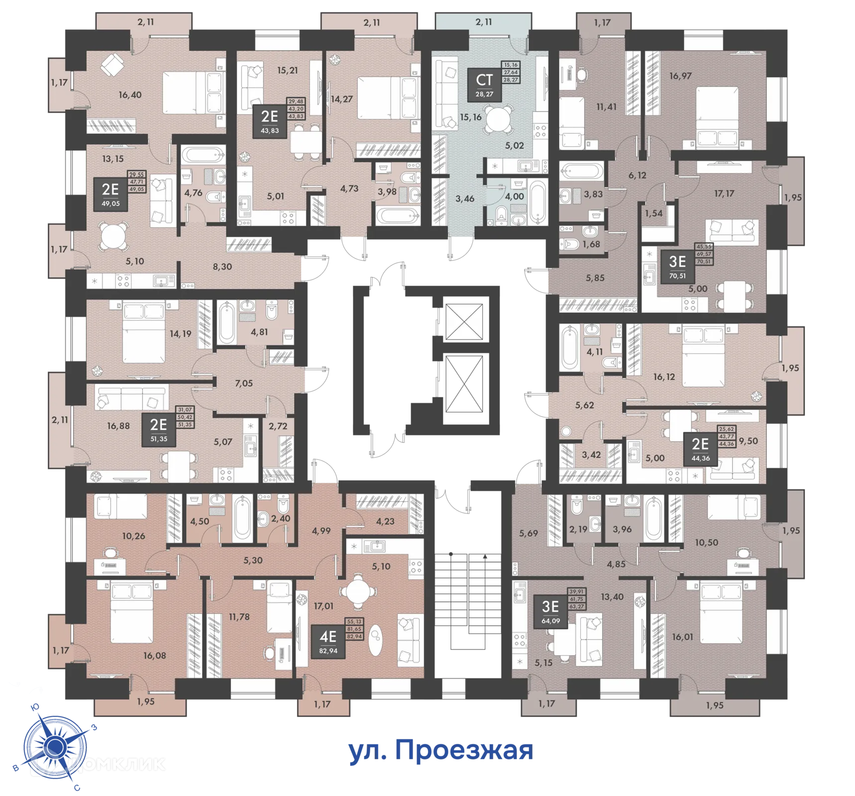 Фото квартиры в ЖК PRO ЖК НА PROЕЗЖЕЙ