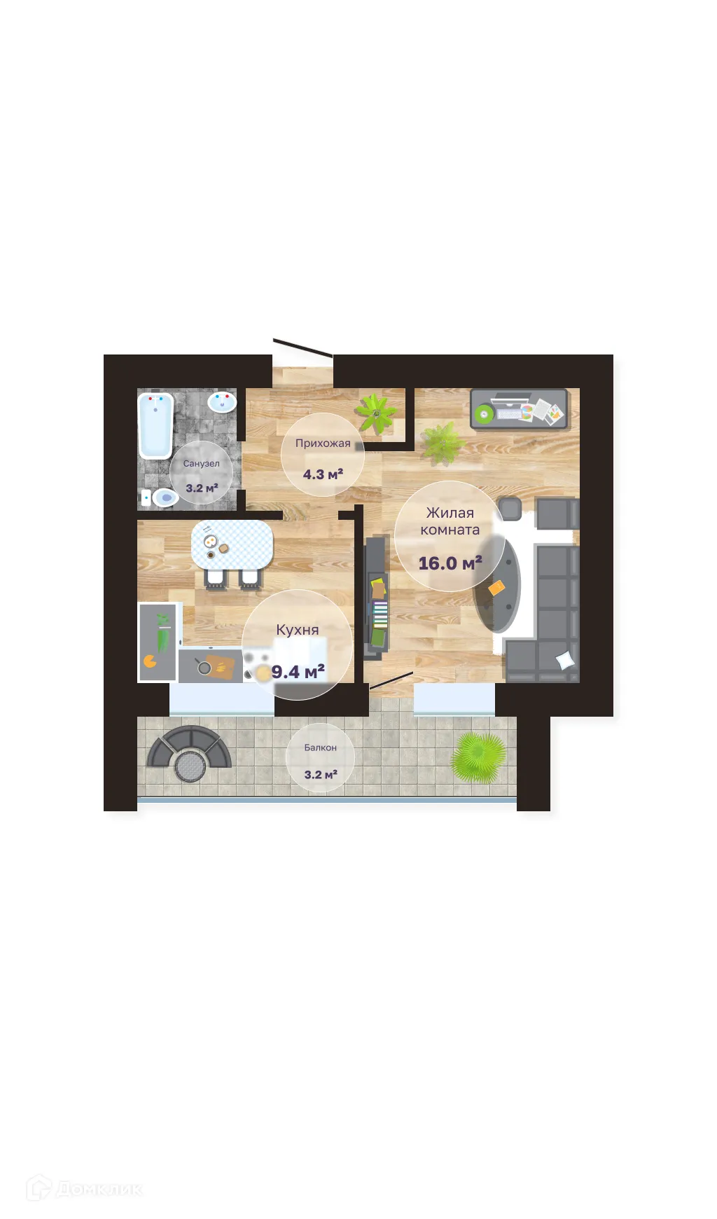 Фото квартиры в ЖК по ул. Кирова