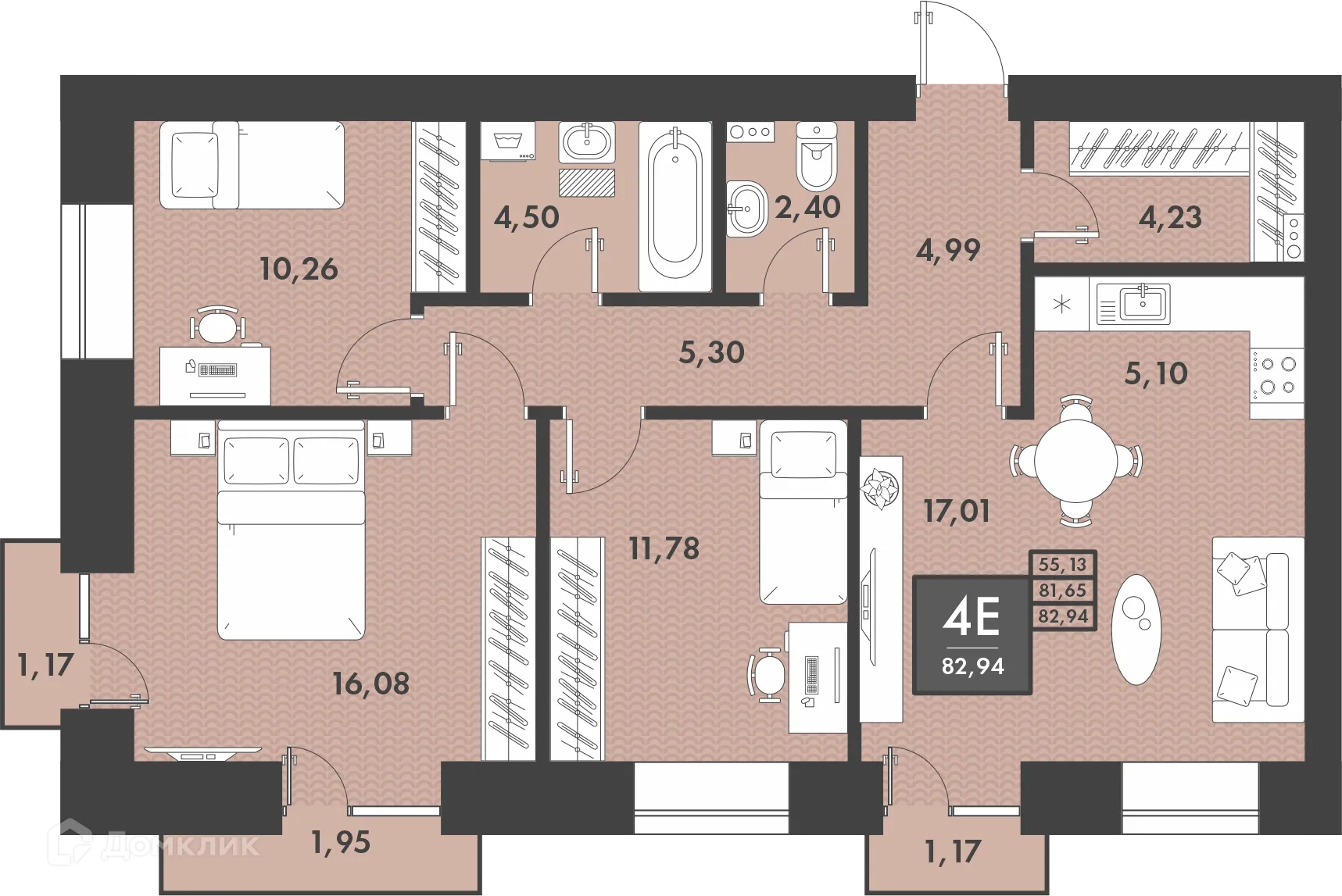 Фото квартиры в ЖК PRO ЖК НА PROЕЗЖЕЙ