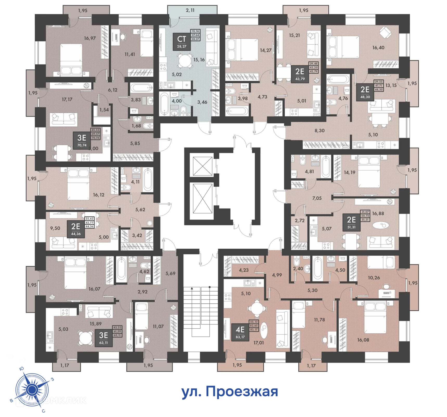 Фото квартиры в ЖК PRO ЖК НА PROЕЗЖЕЙ