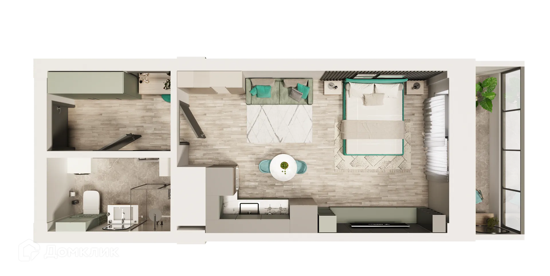 Фото квартиры в ЖК Красивый