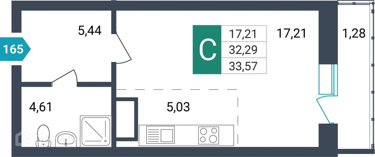 Фото квартиры в ЖК Красивый