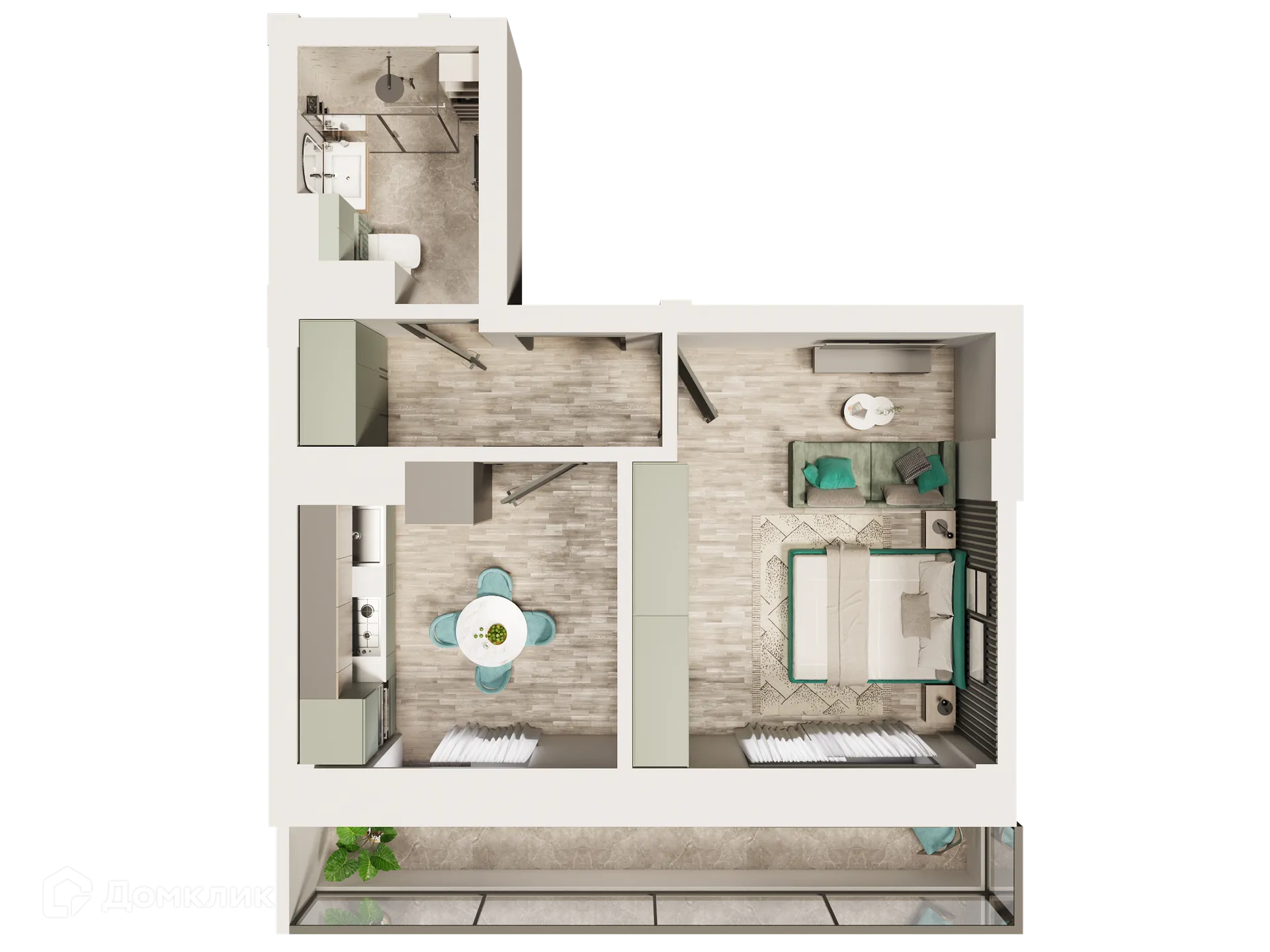 Фото квартиры в ЖК Красивый