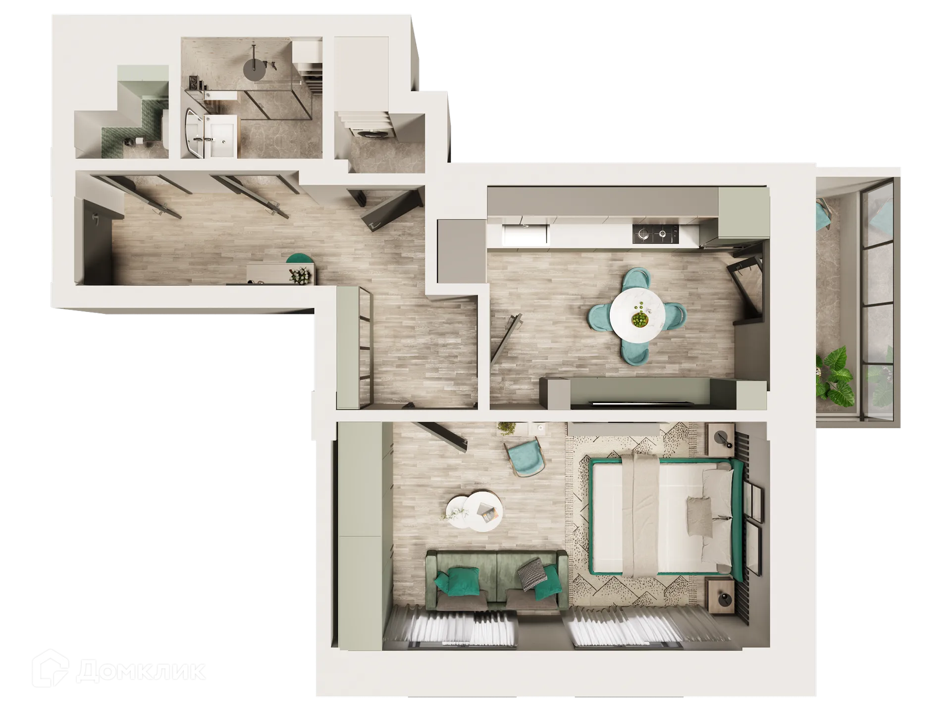 Фото квартиры в ЖК Красивый