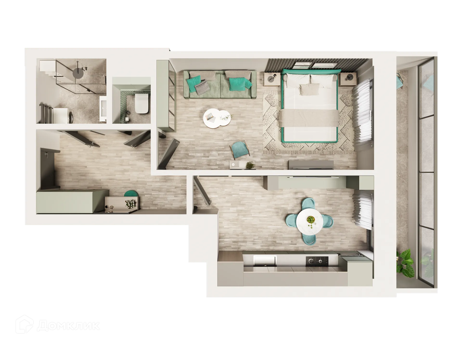 Фото квартиры в ЖК Красивый