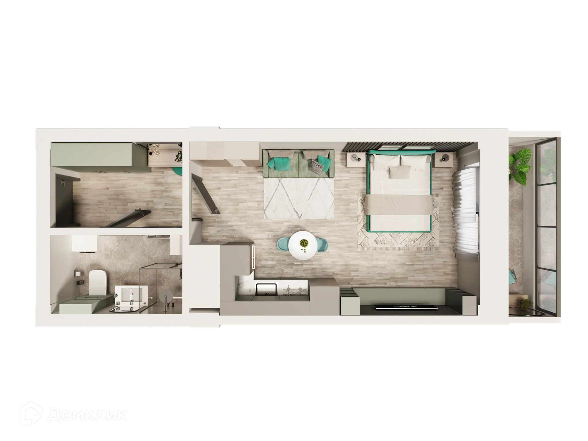 Фото квартиры в ЖК Красивый