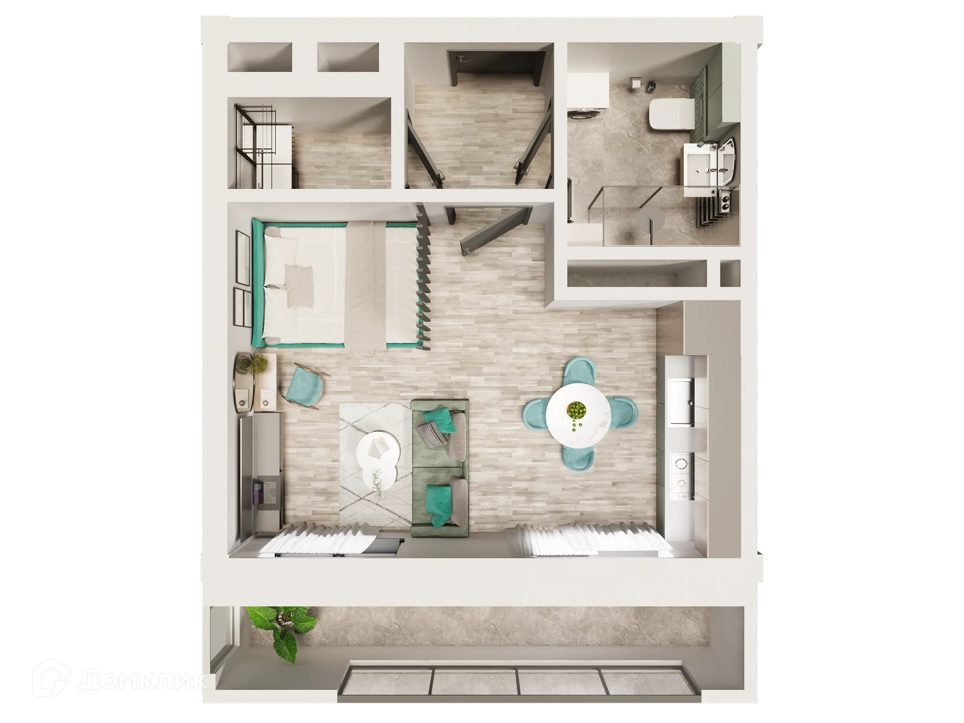 Фото квартиры в ЖК Красивый