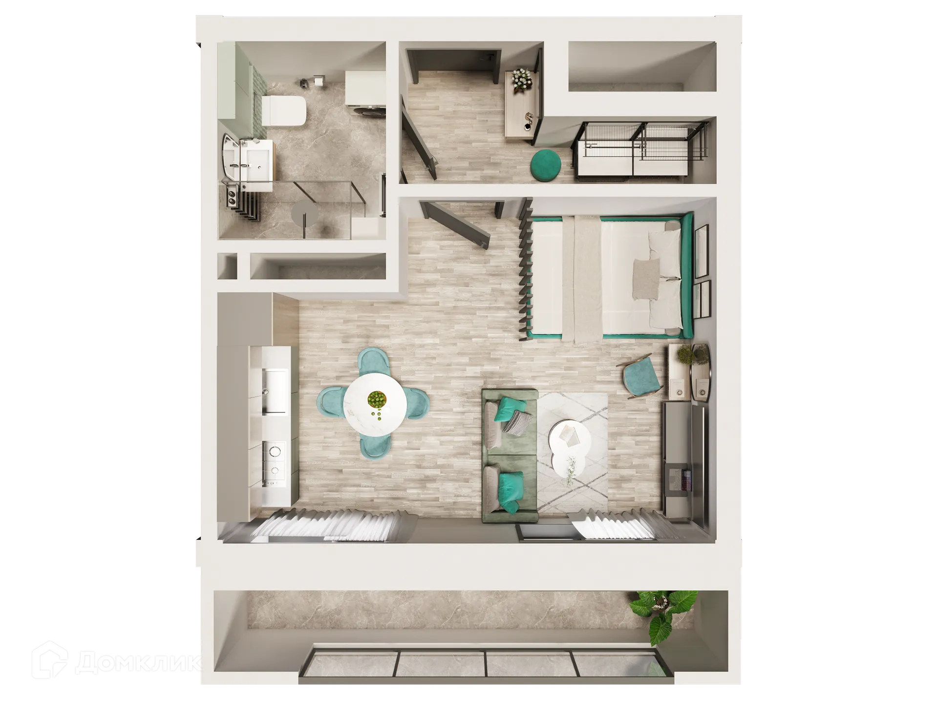 Фото квартиры в ЖК Красивый