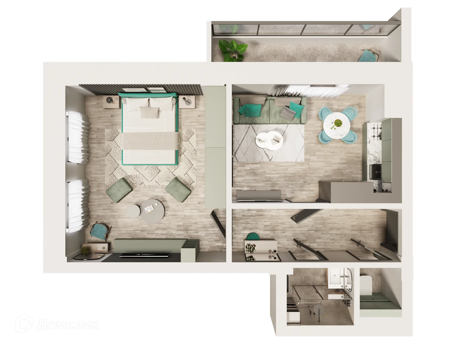 Фото квартиры в ЖК Красивый