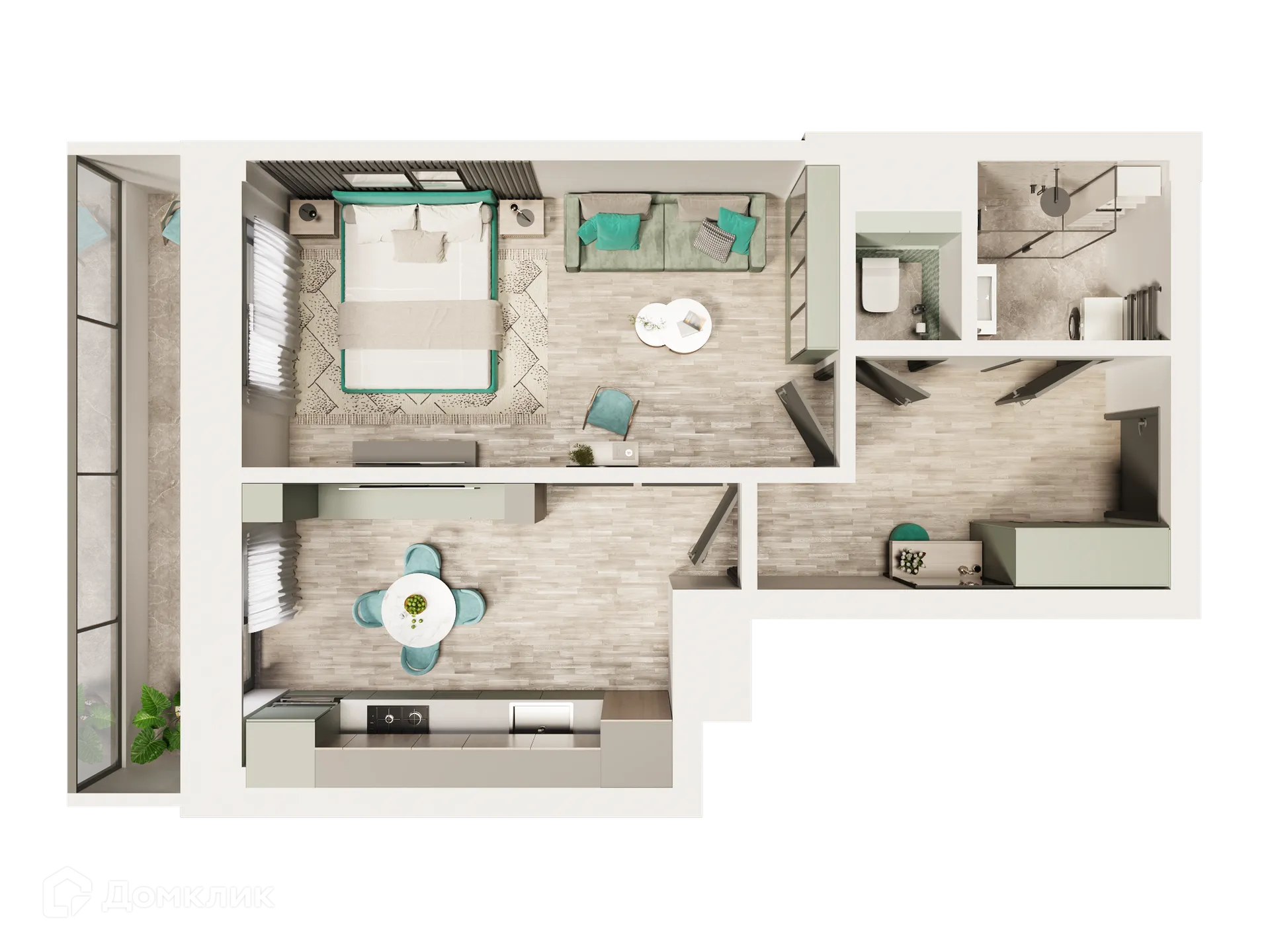 Фото квартиры в ЖК Красивый