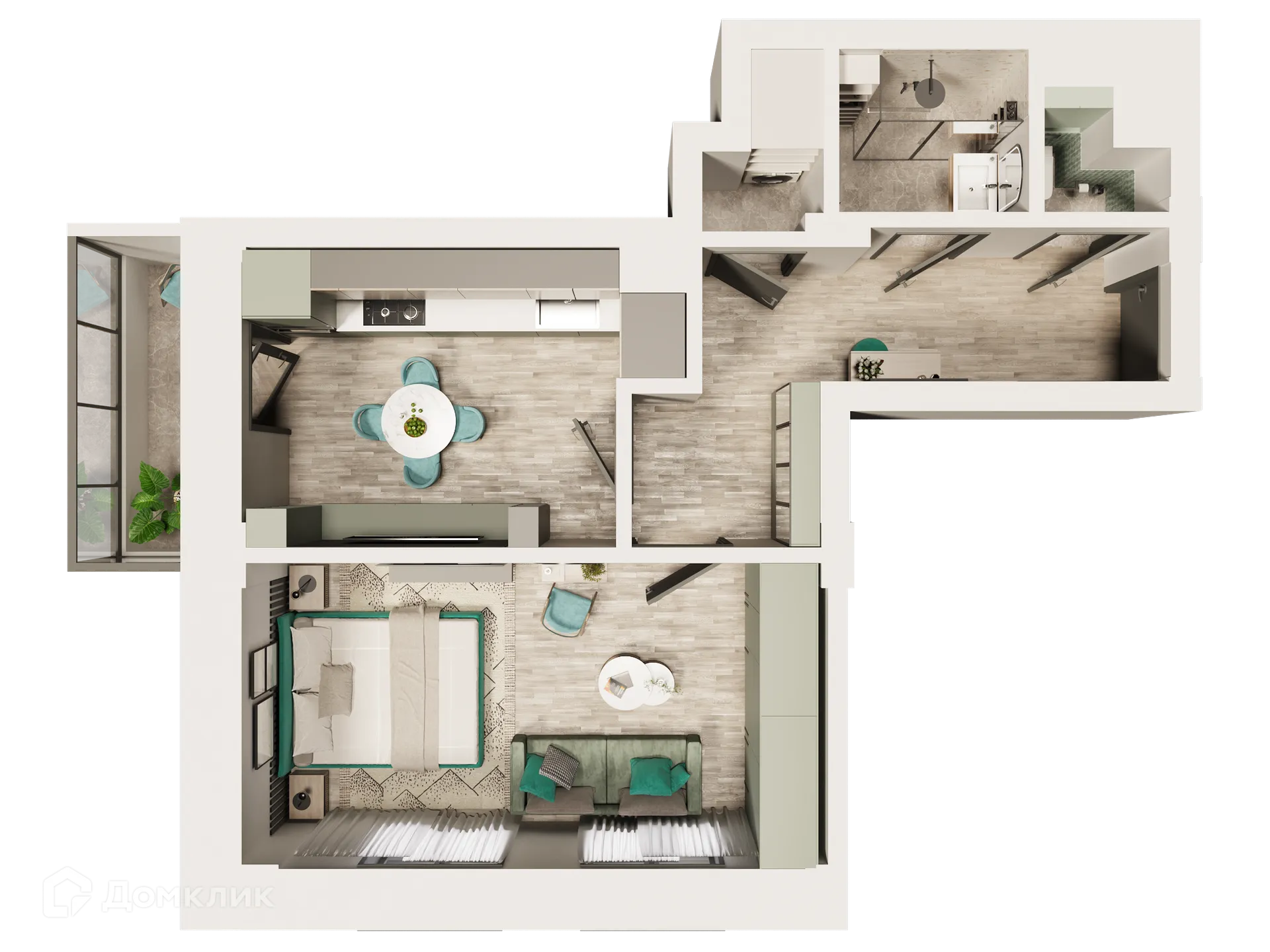 Фото квартиры в ЖК Красивый