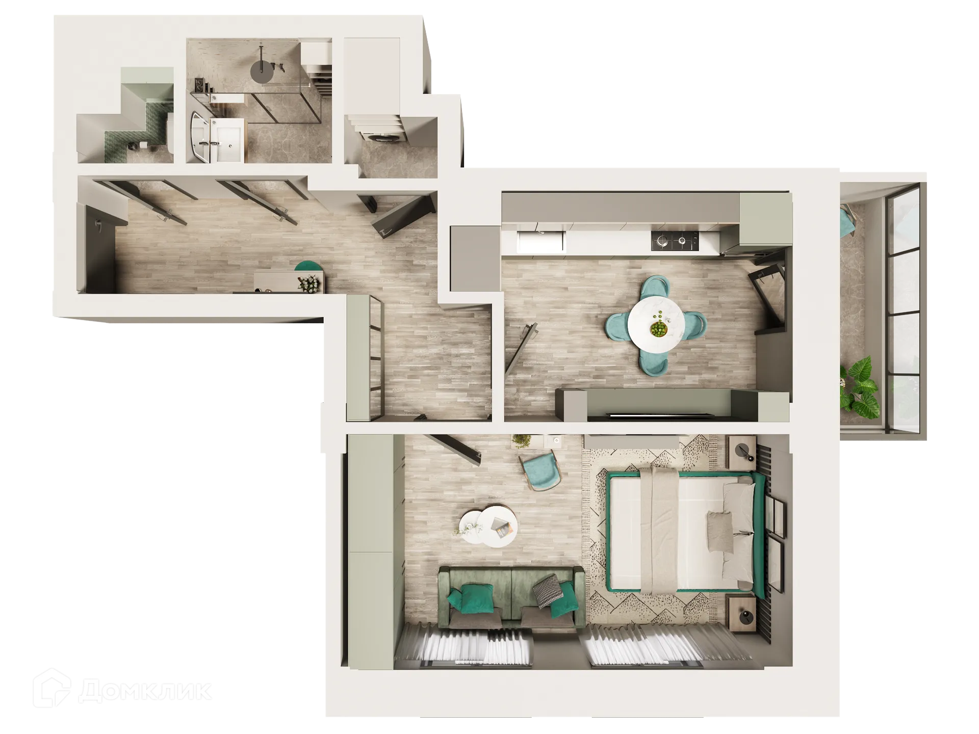 Фото квартиры в ЖК Красивый