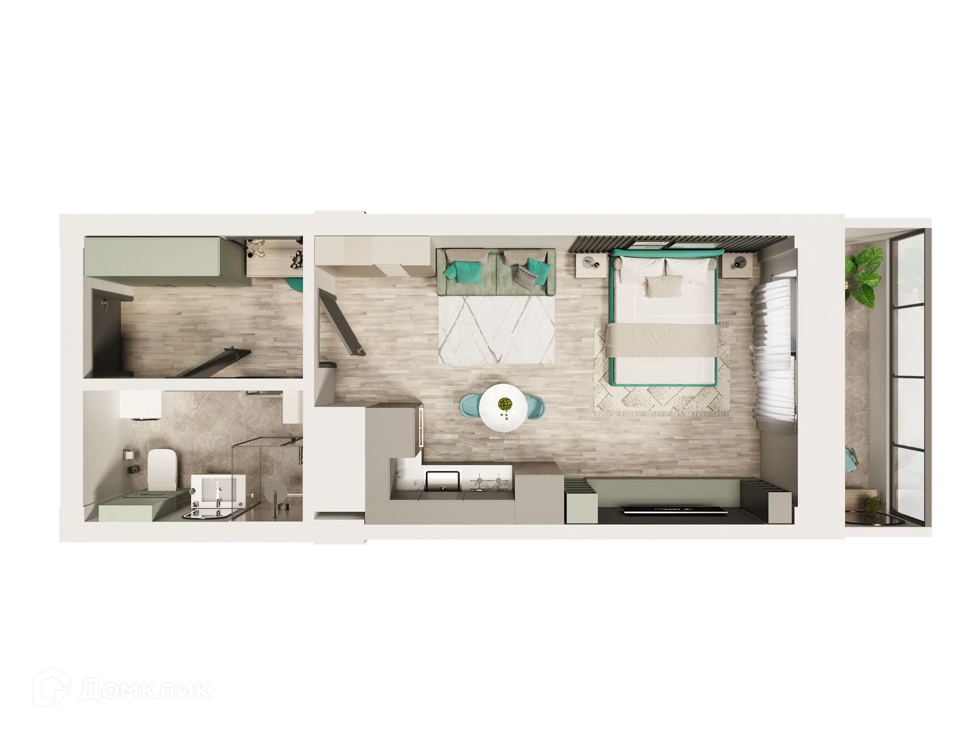 Фото квартиры в ЖК Красивый