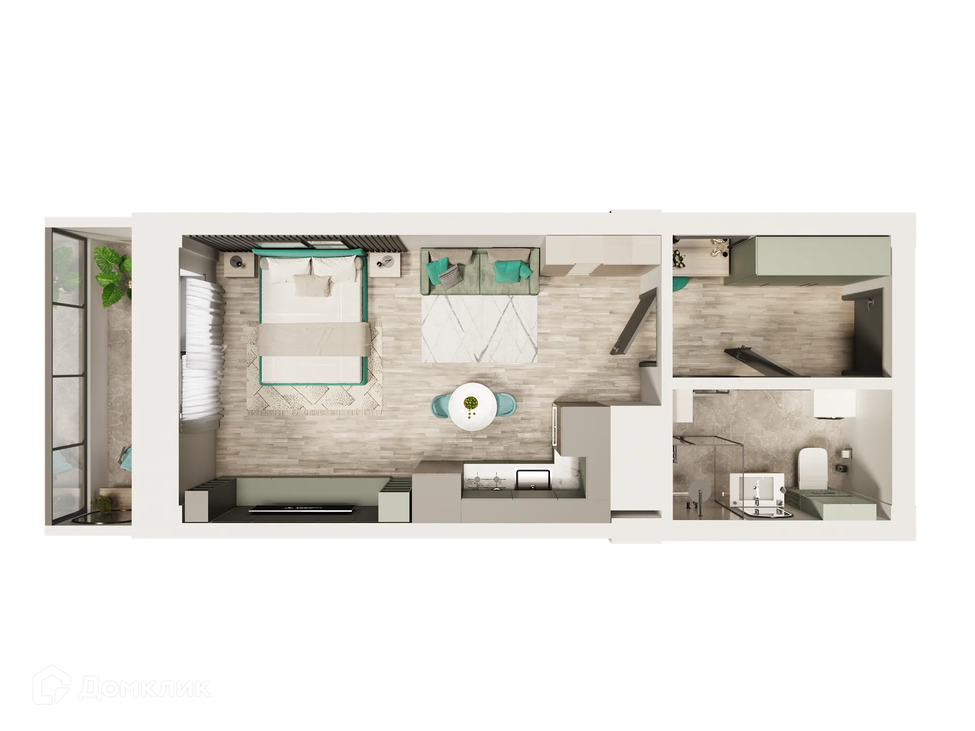 Фото квартиры в ЖК Красивый