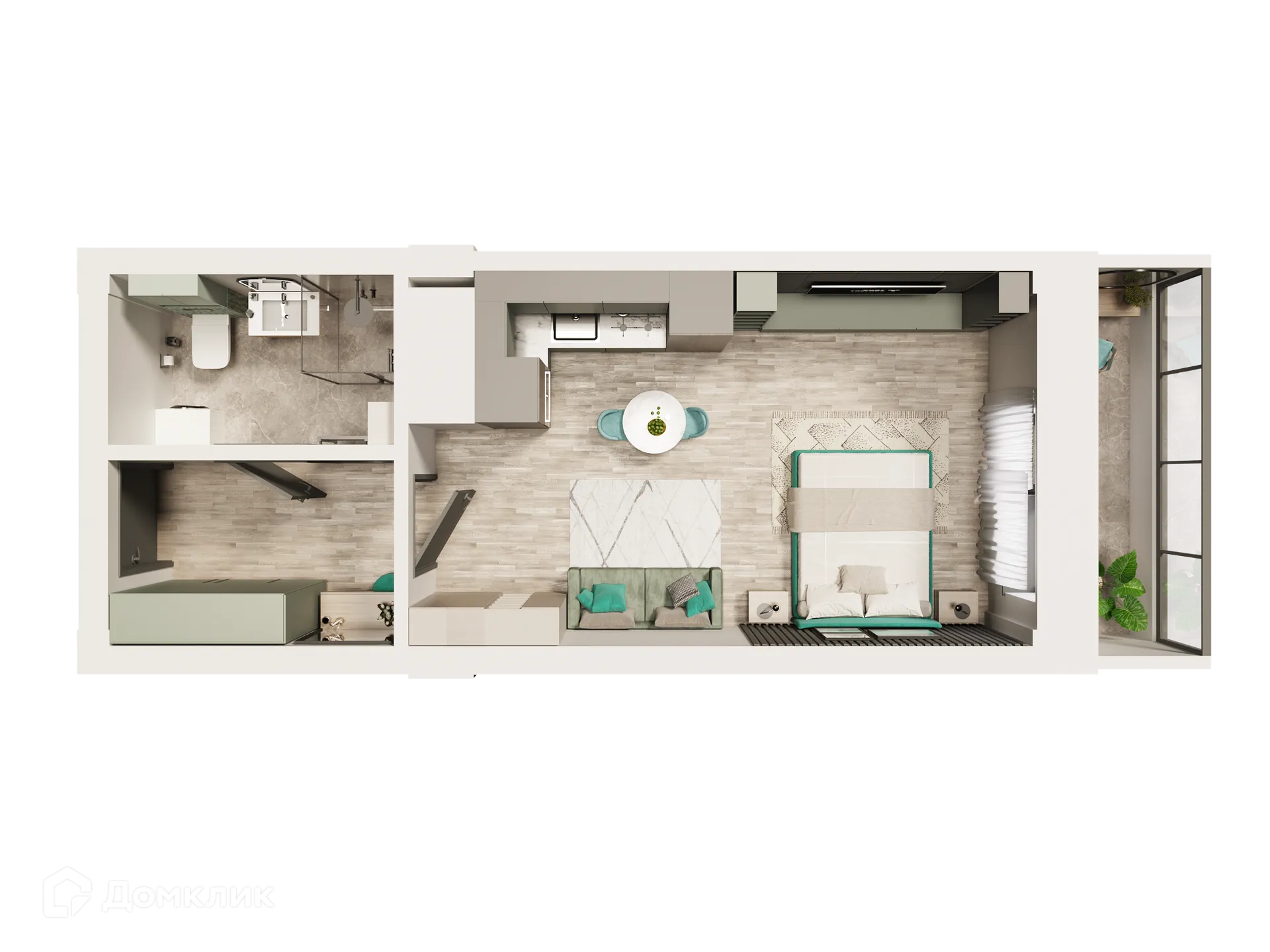 Фото квартиры в ЖК Красивый