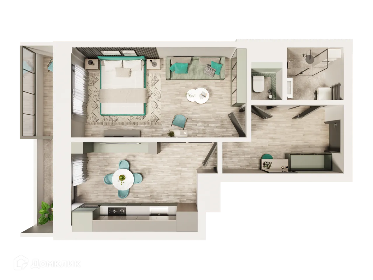 Фото квартиры в ЖК Красивый