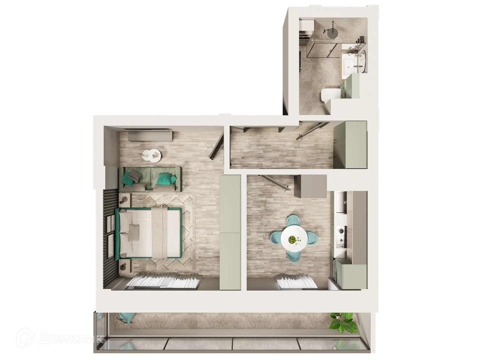 Фото квартиры в ЖК Красивый