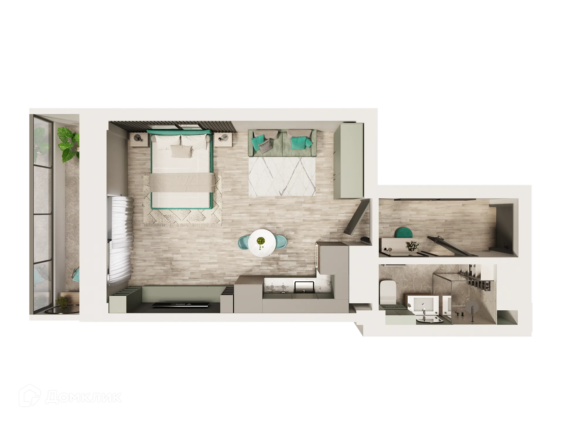 Фото квартиры в ЖК Красивый