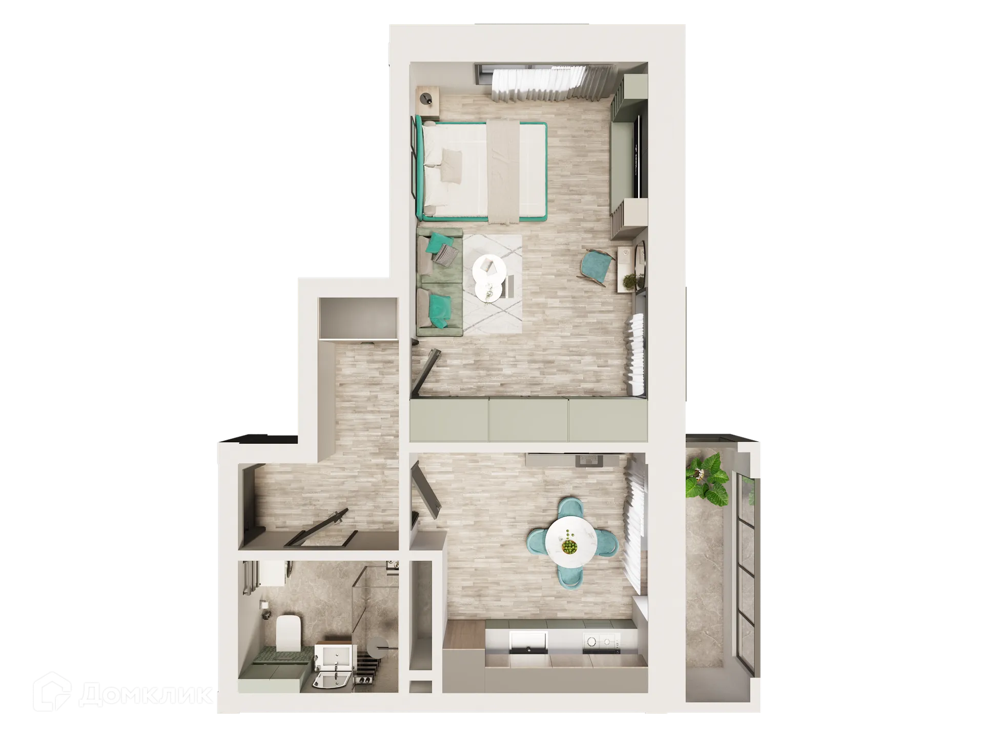 Фото квартиры в ЖК Красивый