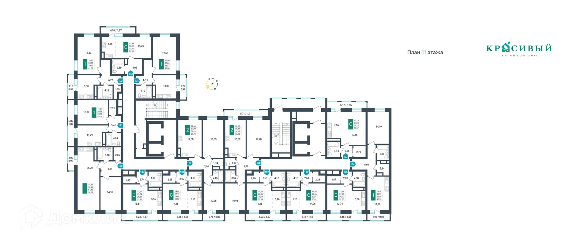 Фото квартиры в ЖК Красивый