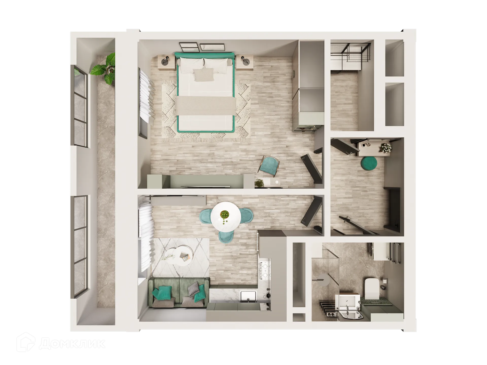 Фото квартиры в ЖК Красивый