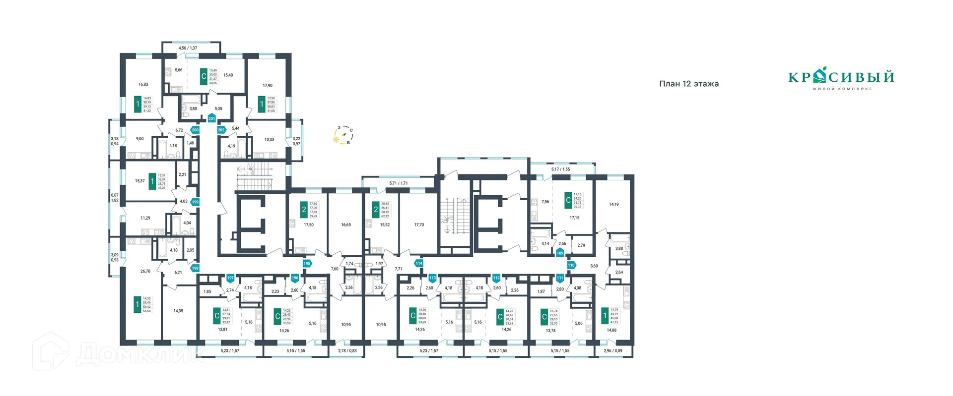 Фото квартиры в ЖК Красивый