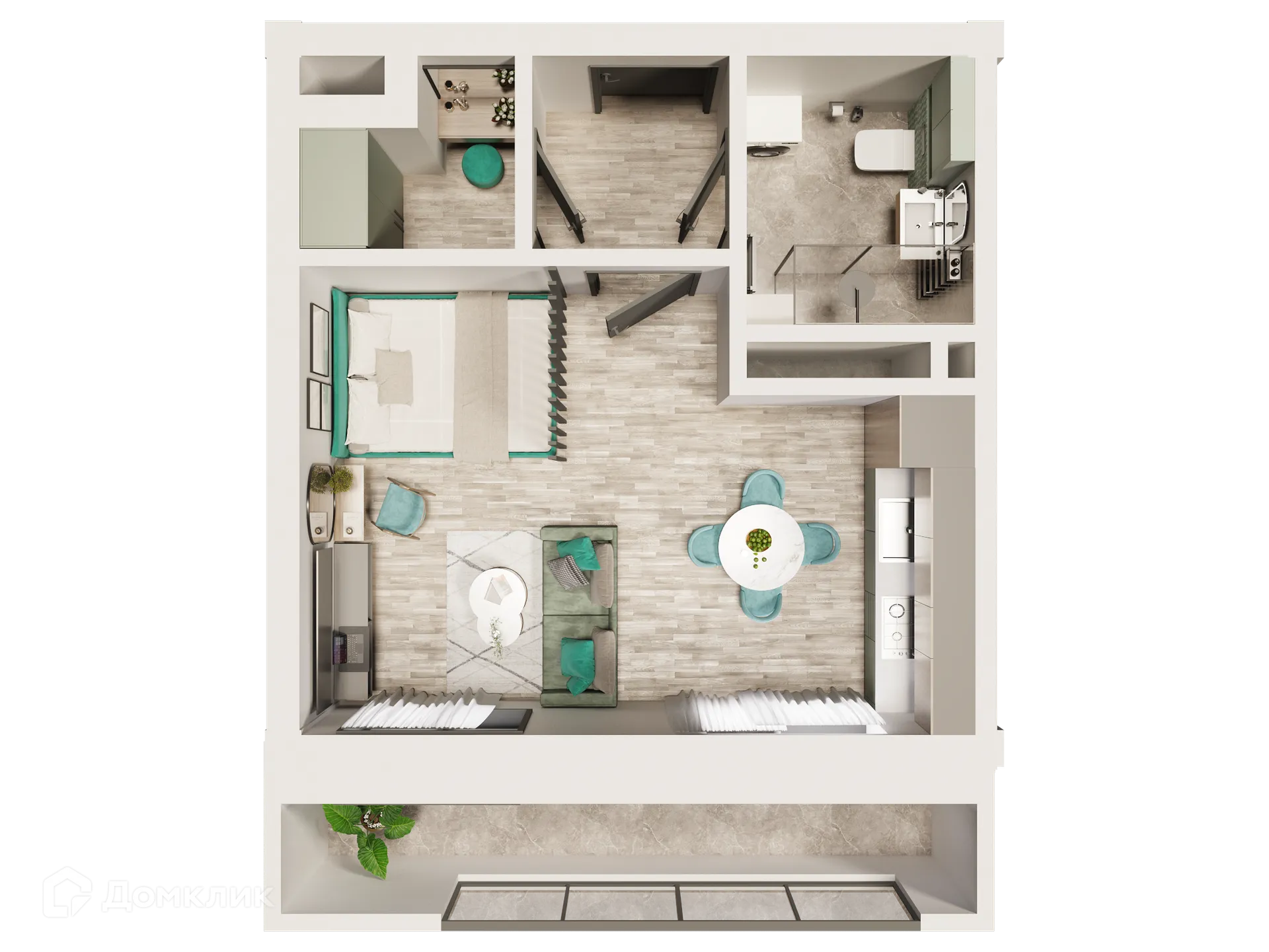 Фото квартиры в ЖК Красивый