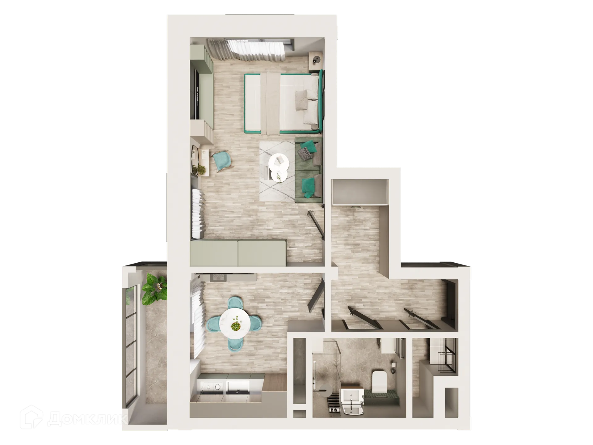 Фото квартиры в ЖК Красивый